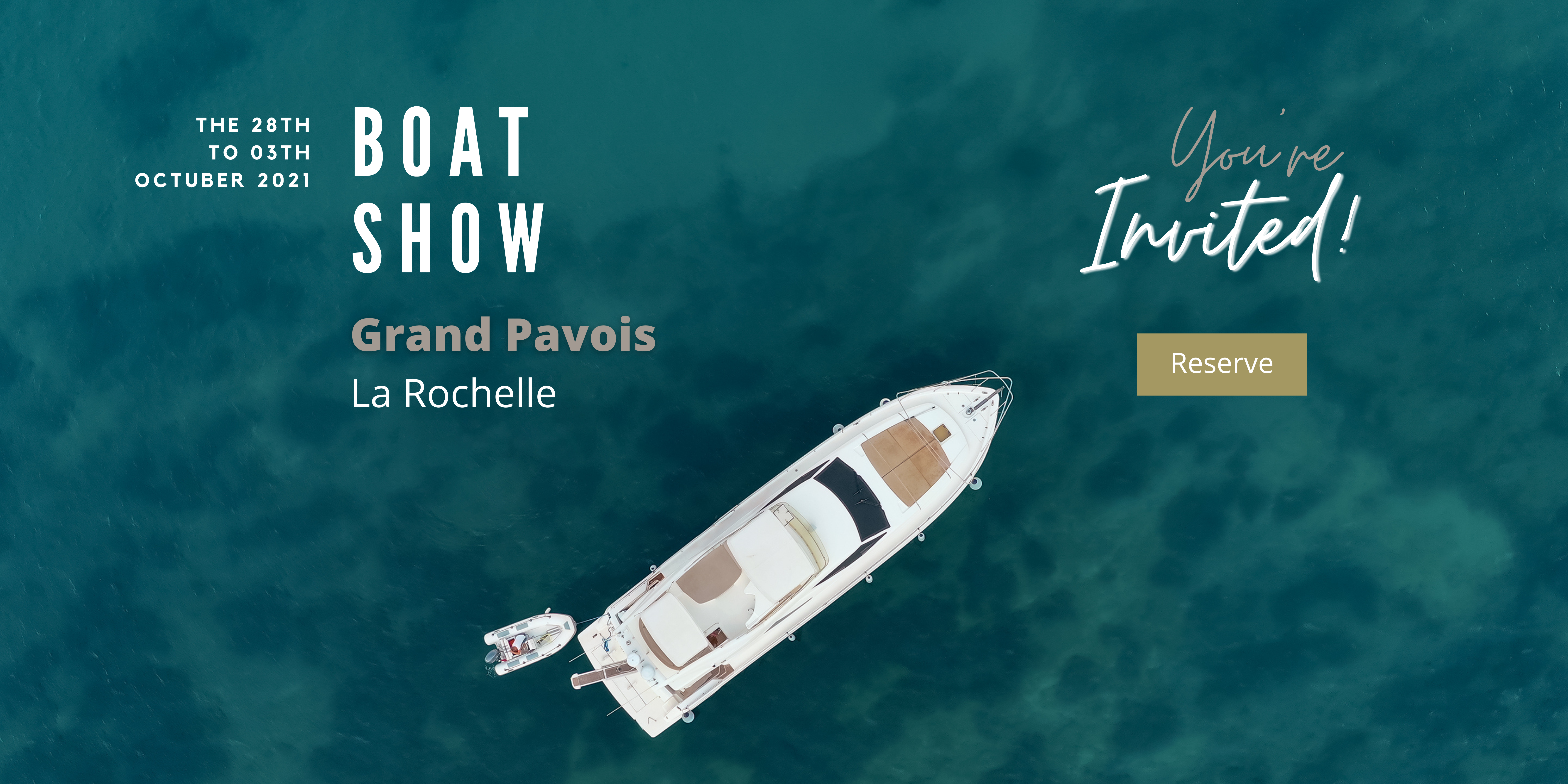 Invitation BOAT SHOW- Grand Pavois-la Rochelle