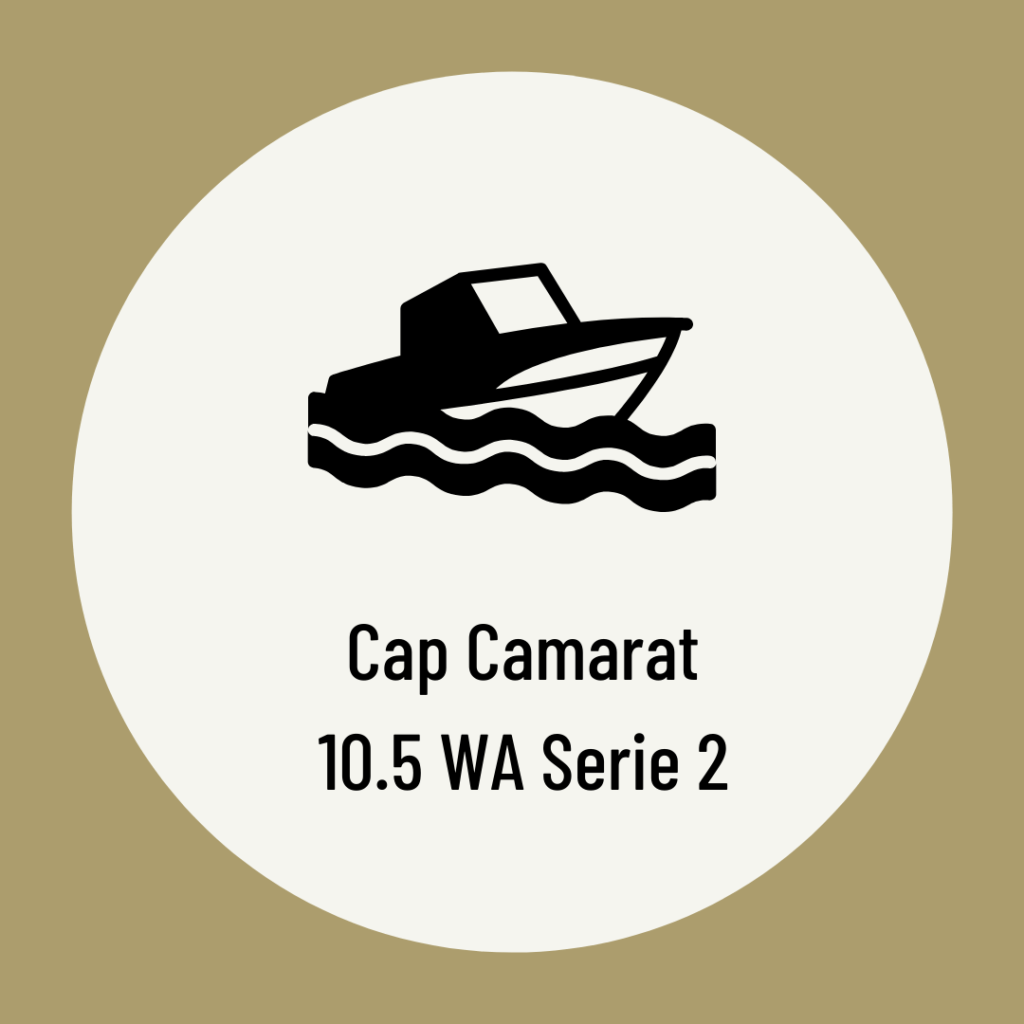 Cap Camarat 10.5 WA Serie 2. Pruebas de mar DB 43