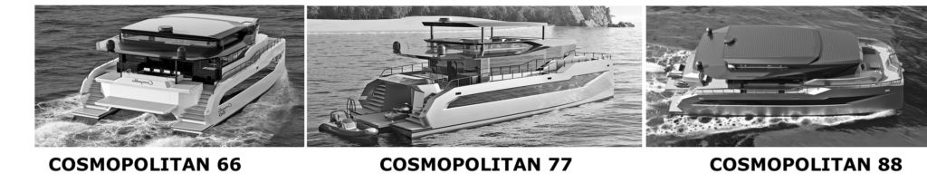 Cosmopolitan yachts range