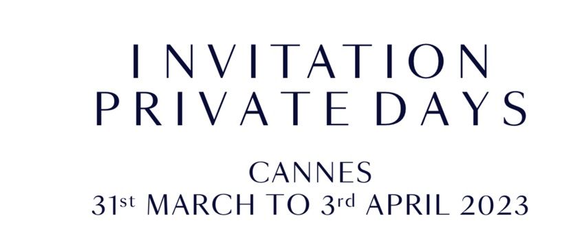 Invitation Private days copia 2