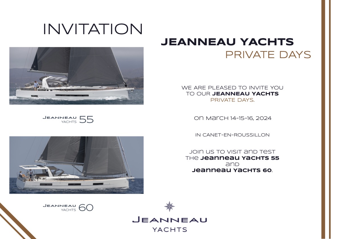 Invitation Jeanneau Yachts Private Days