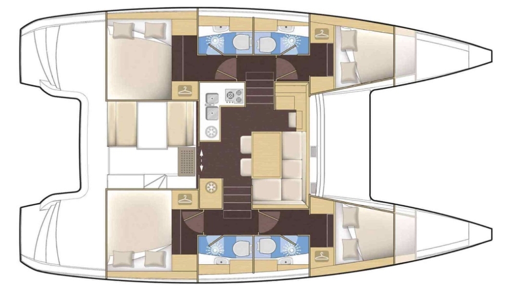 Lagoon 40 2019 - 4 cabins - for sale