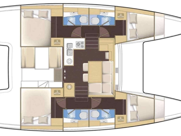 Lagoon 40 2019 - 4 cabins - for sale